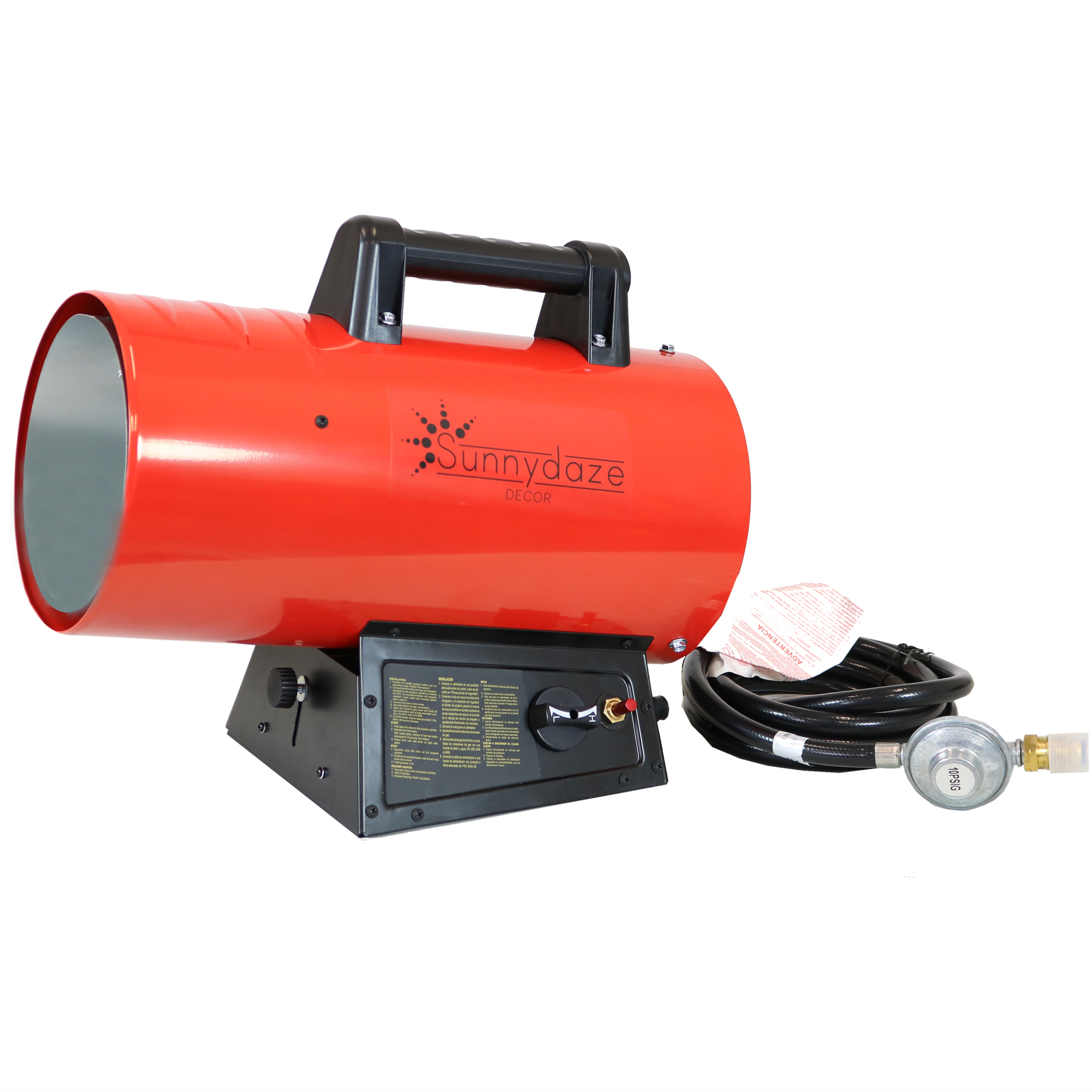 Sunnydaze Decor, 60,000 BTU Forced Air Propane Heater AutoShutoff